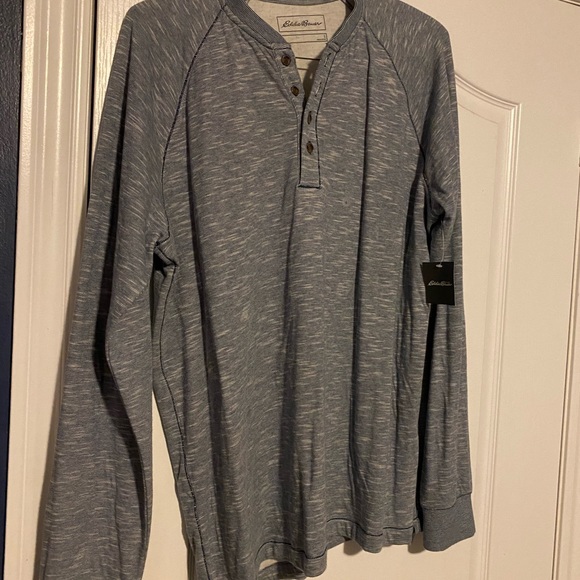 Eddie Bauer Henley shirt. Great condition, never worn. True to size. - Picture 1 of 4